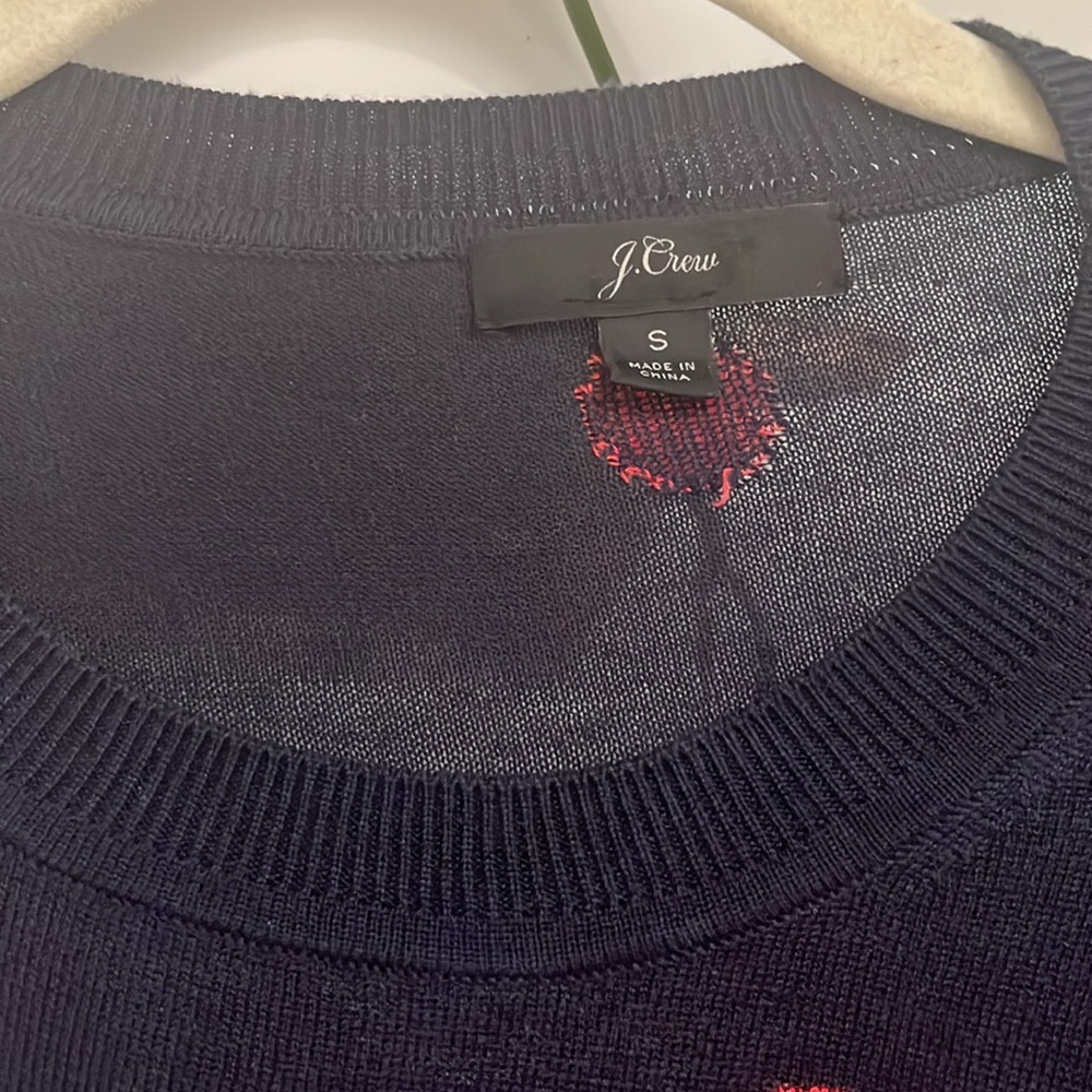 Blue and pink sweater top - Picture 2 of 3